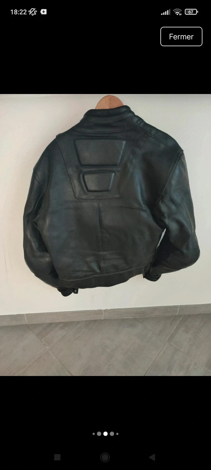 Casaco de moto em couro para homem tamanho 38-40 – photo 11